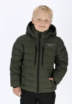 Зимняя куртка BRANS JR Swedemount, цвет olive melange