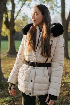 Зимняя куртка Budmil, бежевый