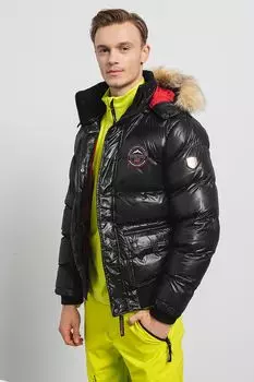 Зимняя куртка Bugs на эко пуху Geo Norway, черный