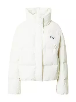 Зимняя куртка Calvin Klein Jeans, натуральный белый