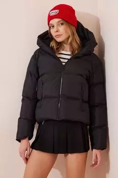 Зимняя куртка - черный - пуховик Happiness stanbul, черный