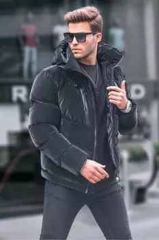 Зимняя куртка - черный - пуховик Madmext, черный