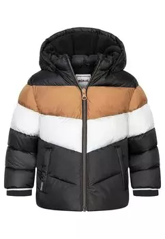Зимняя куртка CHEVRON PUFFER MINOTI, цвет black brown cream