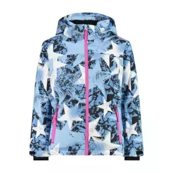 Зимняя куртка CMP с капюшоном, цвет blau-pink