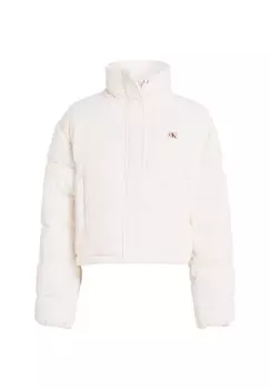 Зимняя куртка CORDUROY PUFFER Calvin Klein Jeans, кремовый