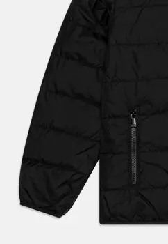 Зимняя куртка CORE JUNIOR HOODED PADDED PUFFER ZIP UNISEX Guess, черный