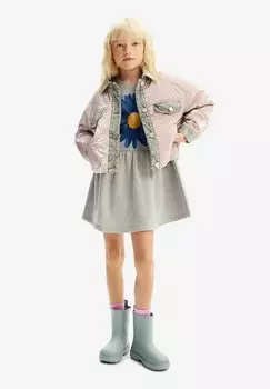 Зимняя куртка Desigual, розовая