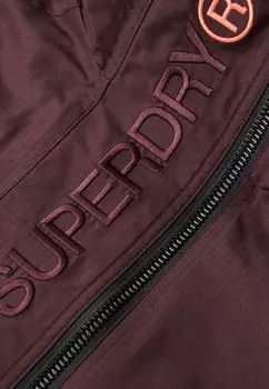 Зимняя куртка EMBROIDERED Superdry, фиолетовый