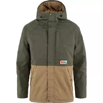 Зимняя куртка Fjallraven, цвет dunkelolivgrn/schwarz