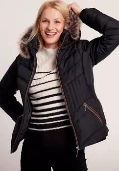 Зимняя куртка GERADE GESCHNITTENE MIT KAPUZE Breal, черный