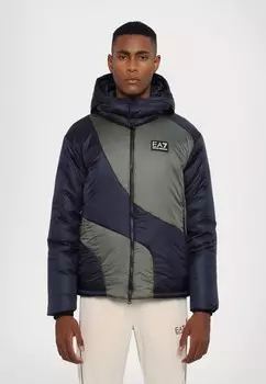 Зимняя куртка GIUBBOTTO EA7 Emporio Armani, темно-синий