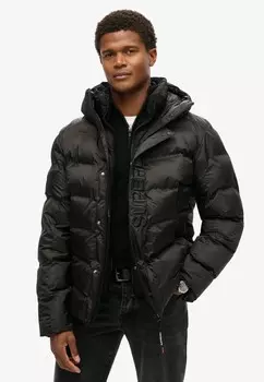 Зимняя куртка GRAPHIC PUFFER Superdry, черный