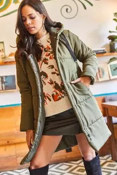 Зимняя куртка - Хаки - Парка Olalook