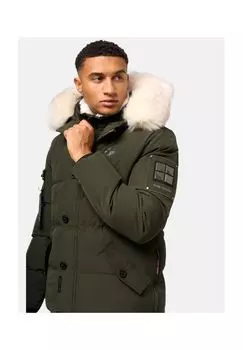 Зимняя куртка Халваар STONE HARBOUR, цвет Olive Mit Fell