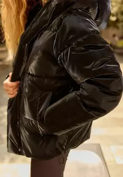 Зимняя куртка HIGH SHINE SHOWER RESISTANT PADDED Next, черный