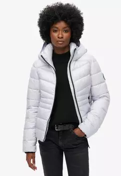 Зимняя куртка HOODED FUJI QUILTED PADDED Superdry, фиолетовый