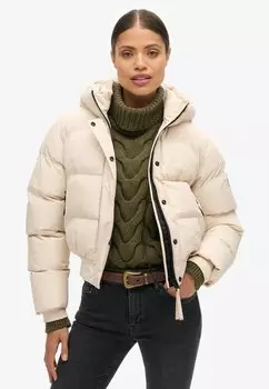 Зимняя куртка HOODED PUFFER Superdry, серый