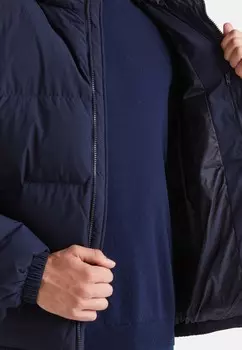 Зимняя куртка HOODED PUFFER United Colors of Benetton, синий