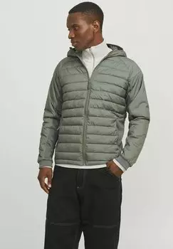 Зимняя куртка HYBRID Jack & Jones, зеленый