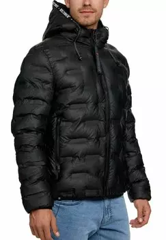 Зимняя куртка INDICODE JEANS, черный