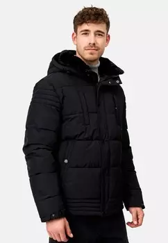 Зимняя куртка INDICODE JEANS, черный