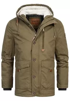 Зимняя куртка INDICODE JEANS Crossing, оливковый