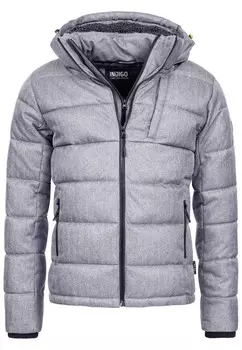 Зимняя куртка INDICODE JEANS Winter Jacket Hebert, серый