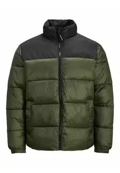Зимняя куртка Jack & Jones, оливковый меланж