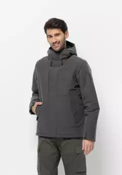 Зимняя куртка Jack Wolfskin "SNOWY PARK JKT M", с капюшоном, черный