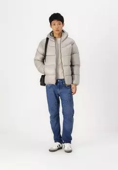 Зимняя куртка JCOALPHA LIGHT PUFFER JACKET Jack & Jones, молочный