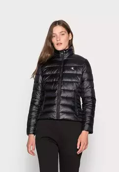 Зимняя куртка ЭЛАСТИЧНАЯ МОТОКУРТКА BACK LOGO Calvin Klein Jeans, черный