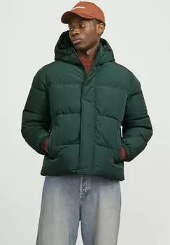 Зимняя куртка JJEBRADLEY PUFFER Jack & Jones, темно-зеленый