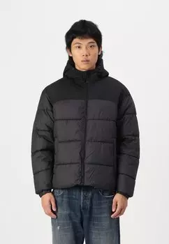 Зимняя куртка JJMOON HOOD PUFFER Jack & Jones, черный