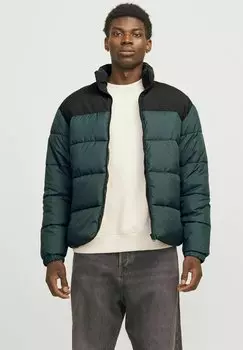 Зимняя куртка JJMOON PUFFER Jack & Jones, зеленый