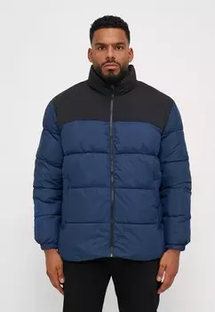 Зимняя куртка JJMOON STAND COLLAR PUFFER Jack & Jones, темно-синий