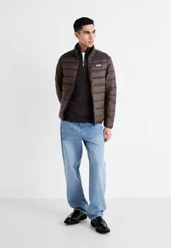 Зимняя куртка JJVINCENT PUFFER COLLAR Jack & Jones, коричневый