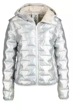 Зимняя куртка KAPUZE MIT TUNNELZUG REISSVERSCHLUSS REISSVERSCHLUSSTASCHEN FUCHS SCHMITT, серый