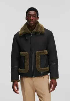 Зимняя куртка KARL LAGERFELD, черный