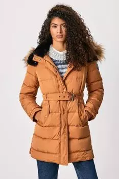 Зимняя куртка - Коричневый - Пуховик Pepe Jeans