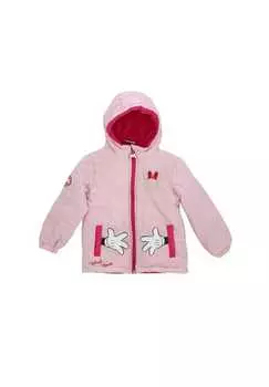 Зимняя куртка куртка прочная и теплая верхняя одежда для детей Disney, розовый