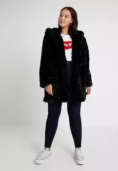 Зимняя куртка Ladies Hooded Coat Urban Classics, черная