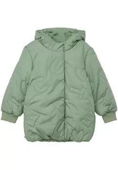 Зимняя куртка LANGE MIT STEPPUNG s.Oliver, цвет salbeigrn