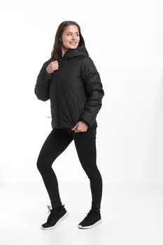 Зимняя куртка Lea с капюшоном Cygnus, черный