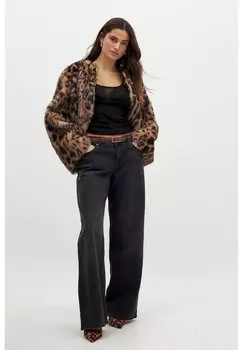 Зимняя куртка LEOPARD NA-KD, коричневый