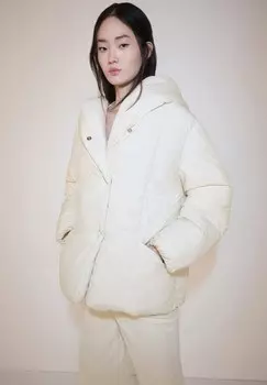 Зимняя куртка LIVE Mango, молочный