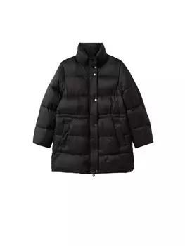 Зимняя куртка Mango, черный