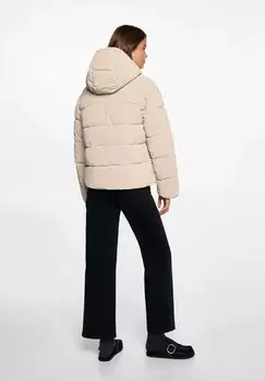 Зимняя куртка Mango Kids, бежевый