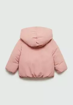 Зимняя куртка Mango Kids, розовый