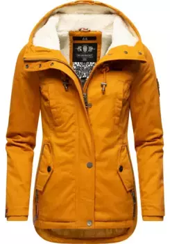 Зимняя куртка Marikoo "Bikoo", с капюшоном, спортивная женская верхняя хлопковая куртка с капюшоном, цвет Zimt