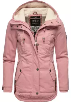 Зимняя куртка Marikoo "Bikoo", с капюшоном, спортивная женская верхняя хлопковая куртка с капюшоном, цвет Puder